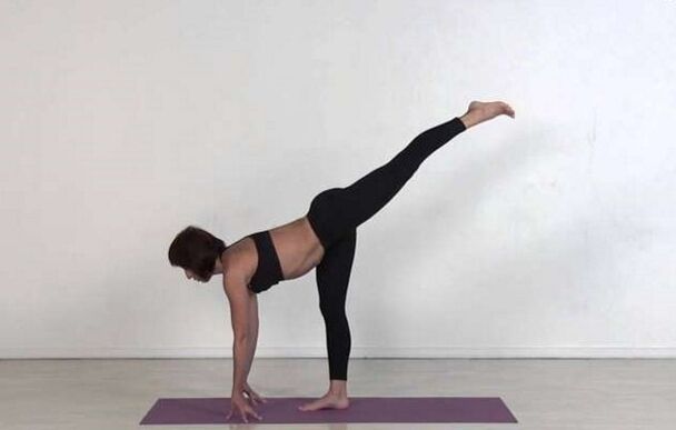 Yoga zur Vorbeugung von Arthrose des Kniegelenks. 
