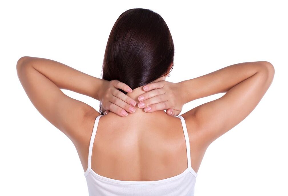 Nackenschmerzen aufgrund von Osteochondrose